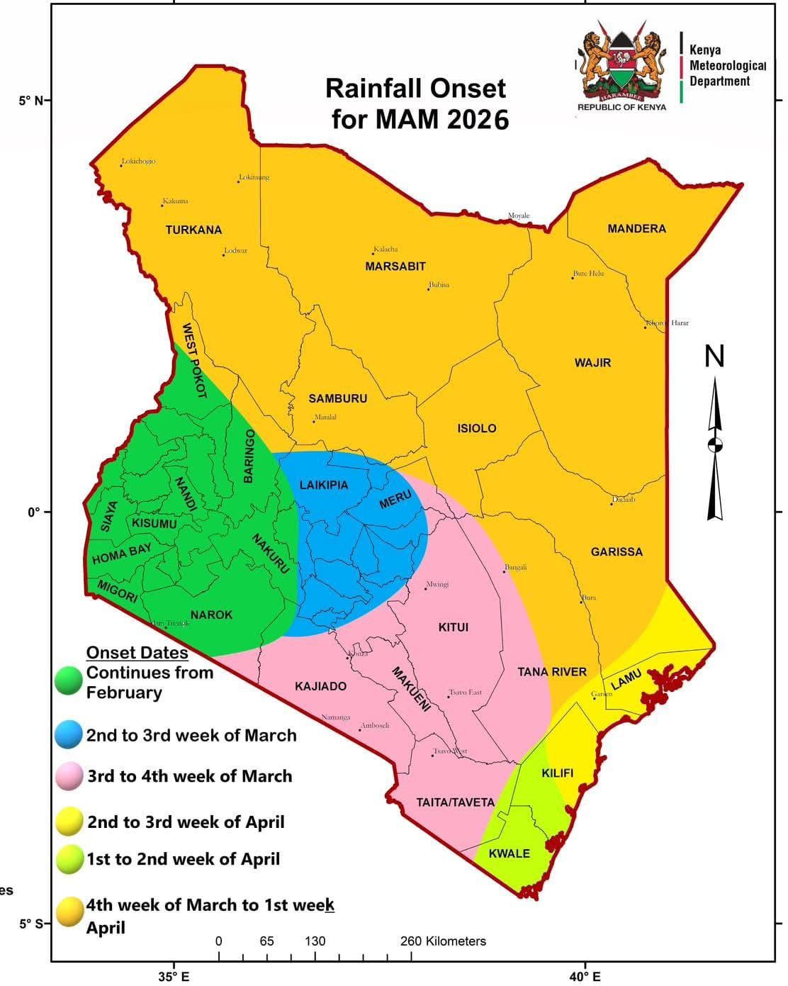 Kenya Braces for Uneven Long Rains as Northern Drought Worsens.